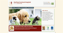 Desktop Screenshot of hartlandanimalhospitalwi.com