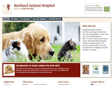 Tablet Screenshot of hartlandanimalhospitalwi.com